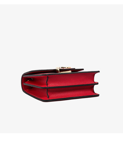 Chain lychee lock Single Shoulder Messenger Bag