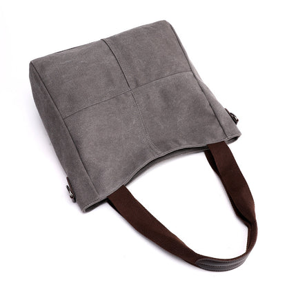 Single shoulder bag women's bag 2019 new fashion leisure cross bag women's bag simple and versatile handbag women's canvas bag