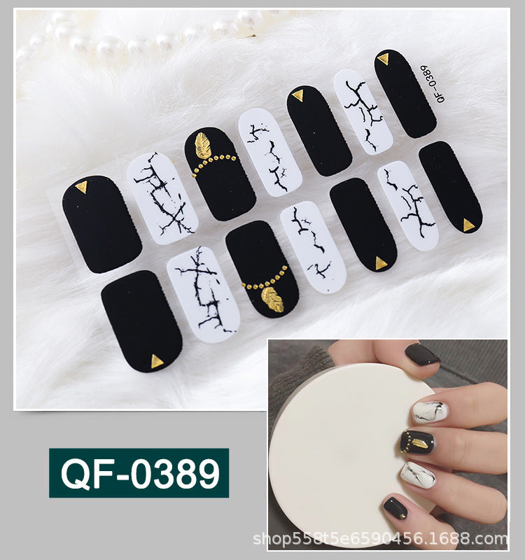 Moon nail sticker waterproof PRESS ON NAILS
