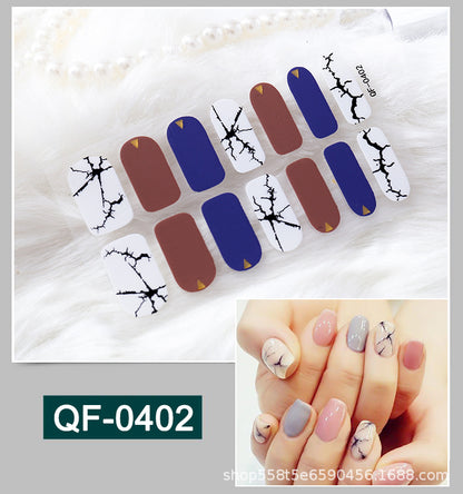 Moon nail sticker waterproof PRESS ON NAILS