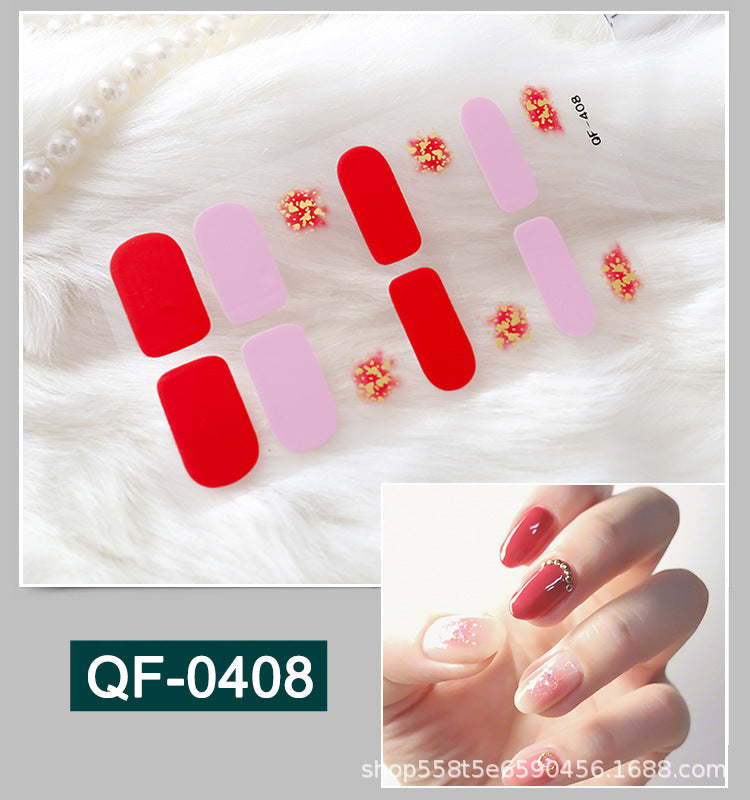 Moon nail sticker waterproof PRESS ON NAILS
