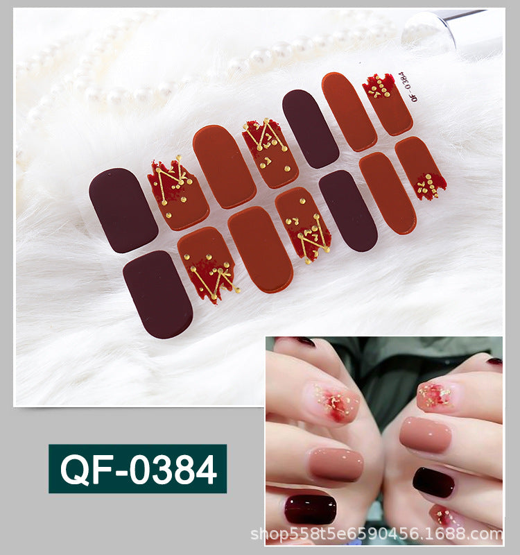 Moon nail sticker waterproof PRESS ON NAILS