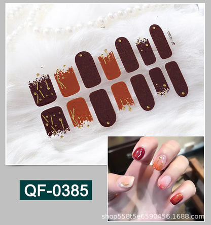 Moon nail sticker waterproof PRESS ON NAILS