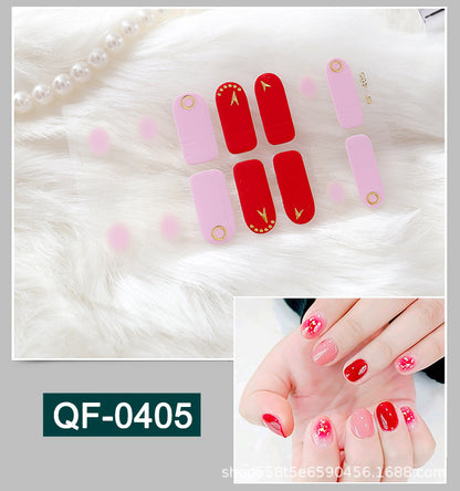 Moon nail sticker waterproof PRESS ON NAILS