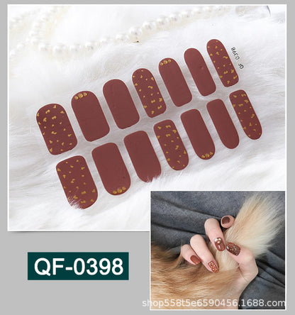 Moon nail sticker waterproof PRESS ON NAILS