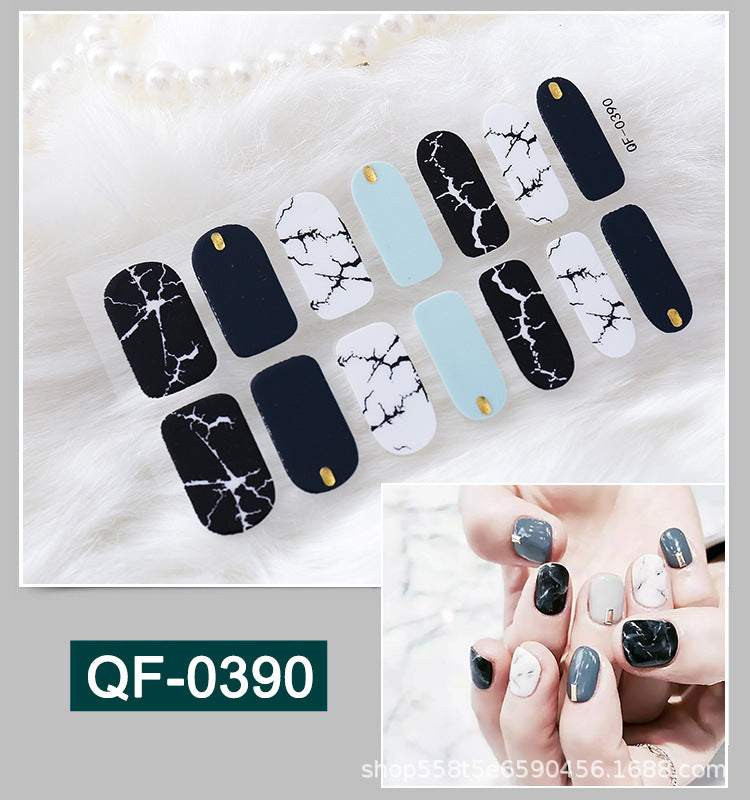 Moon nail sticker waterproof PRESS ON NAILS