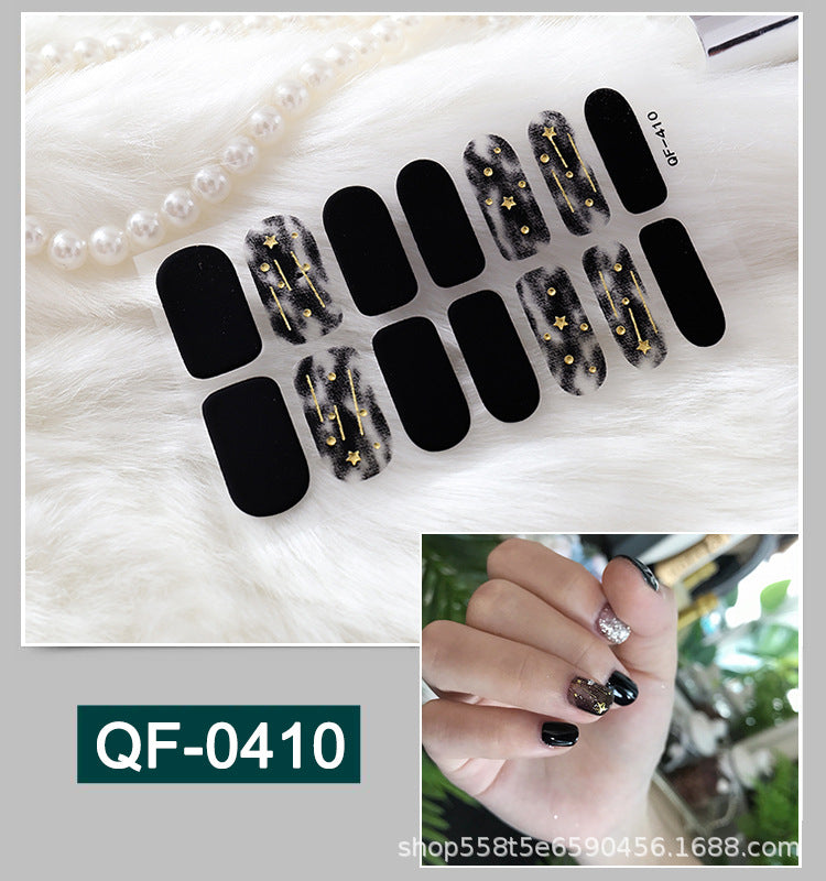 Moon nail sticker waterproof PRESS ON NAILS