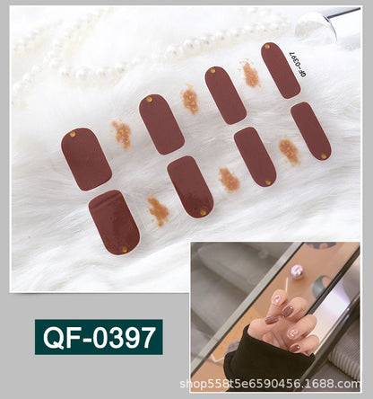 Moon nail sticker waterproof PRESS ON NAILS
