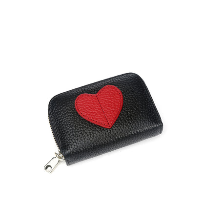 Heart-shaped purse cowhide shorts