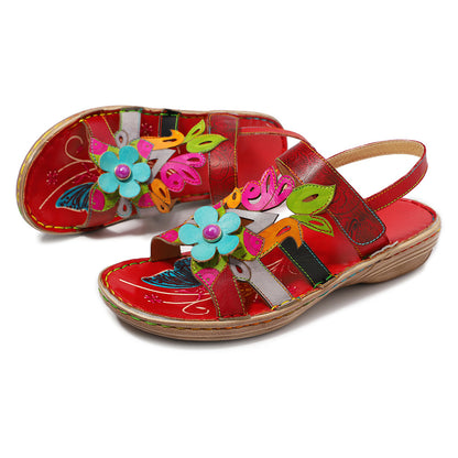 hand-made ultra-soft ultra-comfortable flat shoe