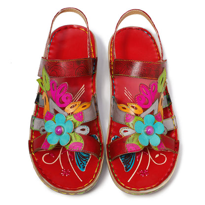 hand-made ultra-soft ultra-comfortable flat shoe