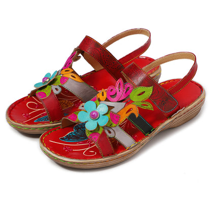 hand-made ultra-soft ultra-comfortable flat shoe