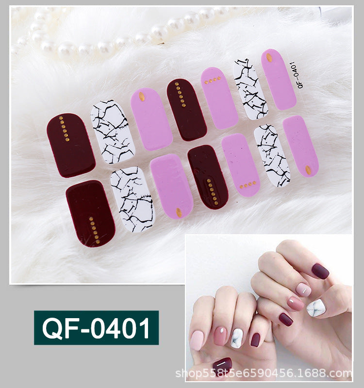 Moon nail sticker waterproof PRESS ON NAILS