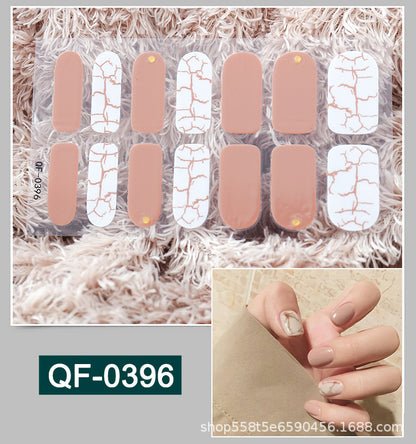 Moon nail sticker waterproof PRESS ON NAILS