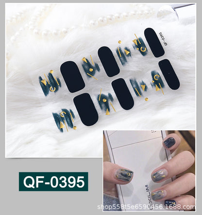 Moon nail sticker waterproof PRESS ON NAILS