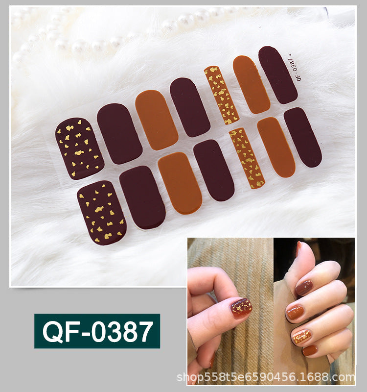 Moon nail sticker waterproof PRESS ON NAILS