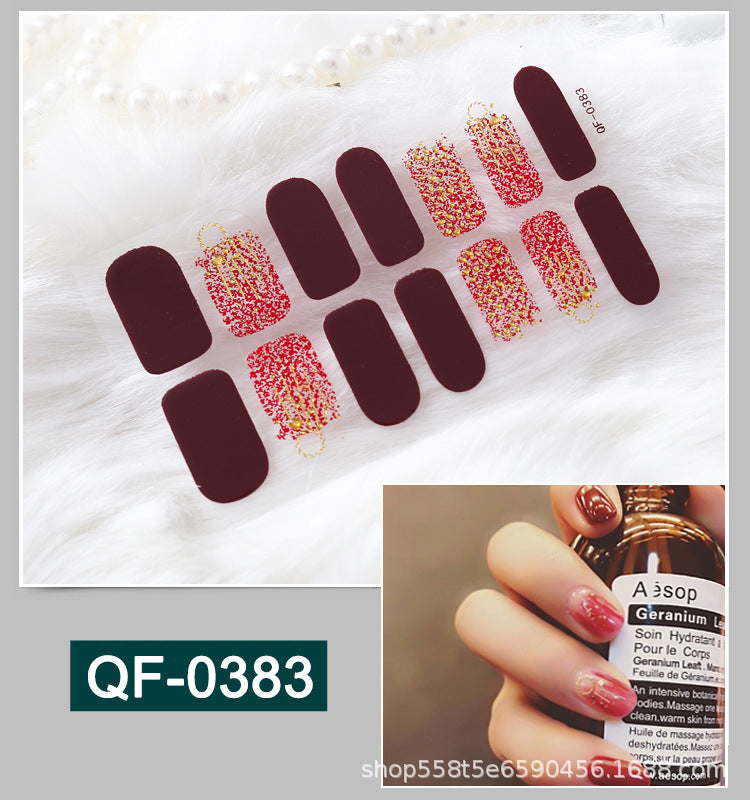 Moon nail sticker waterproof PRESS ON NAILS