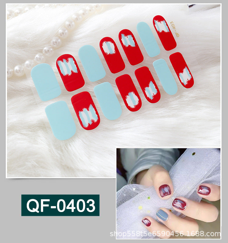 Moon nail sticker waterproof PRESS ON NAILS