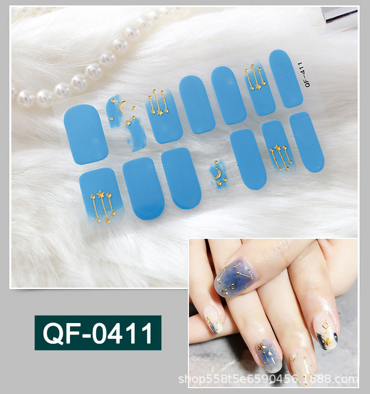 Moon nail sticker waterproof PRESS ON NAILS