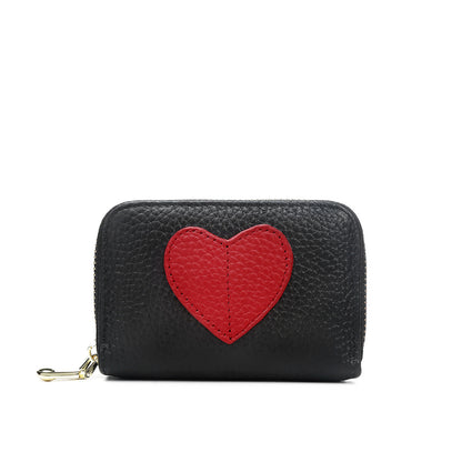 Heart-shaped purse cowhide shorts