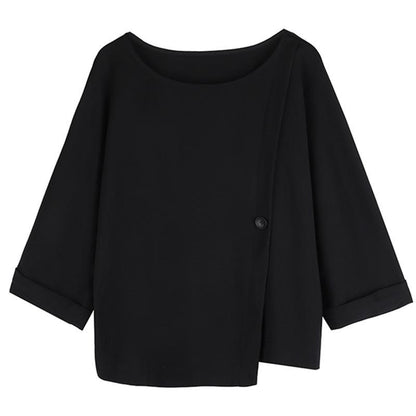 Loose Batwing Split-Joint T-Shirts