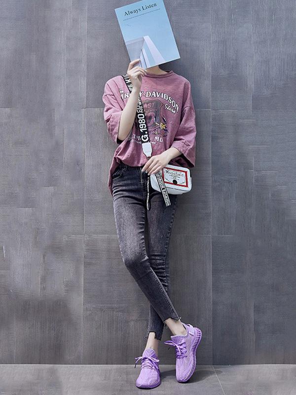 Casual Breathable Bandage Sports Shoes