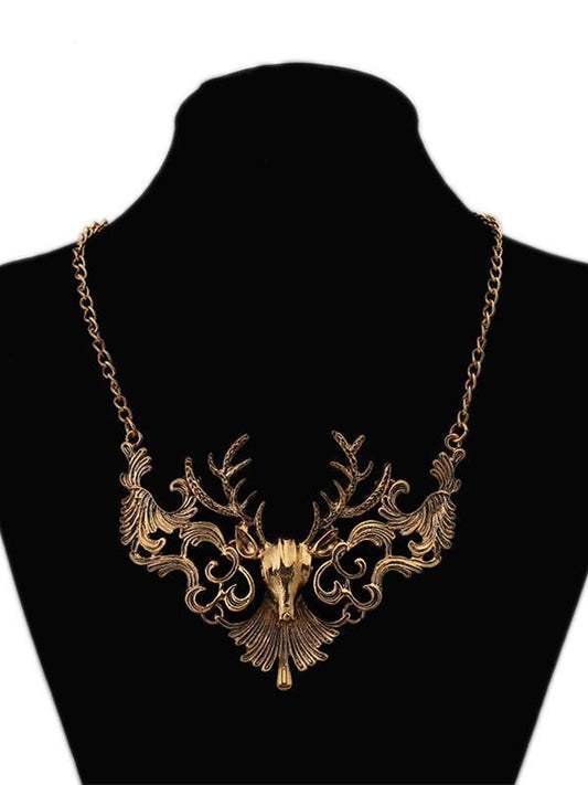 Vintage Elk  Necklaces Accessories