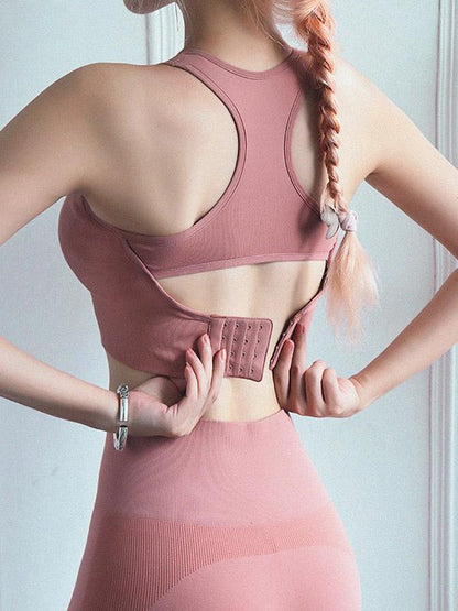 Wrap Solid Quick Dry Breathable Yoga Bra