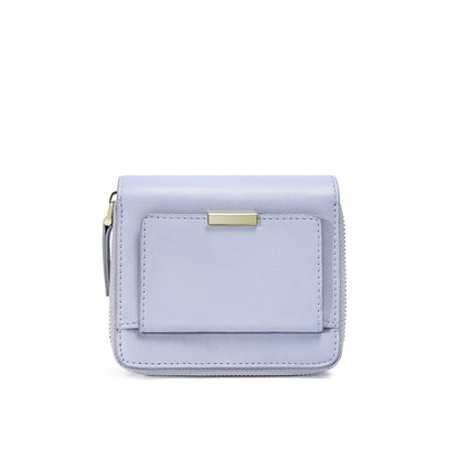 Fashionable and simple card position Leather Wallet