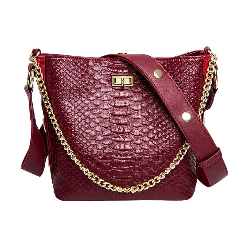 Small breeze bucket shoulder slung handbag