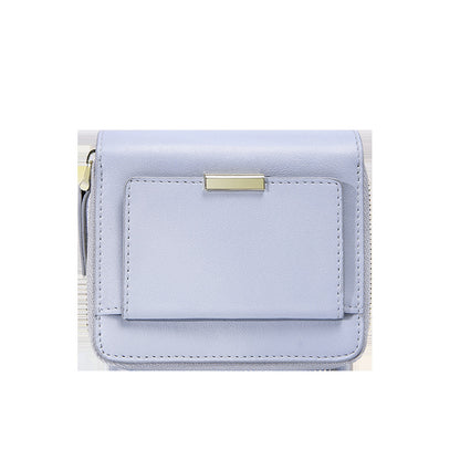Fashionable and simple card position Leather Wallet