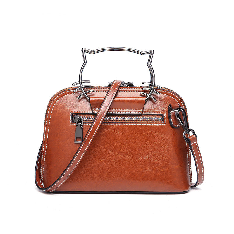 portable bag with one shoulder slanted