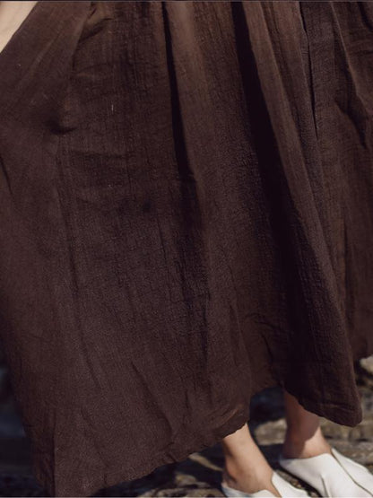 Original Gradient Belted Maxi Dress