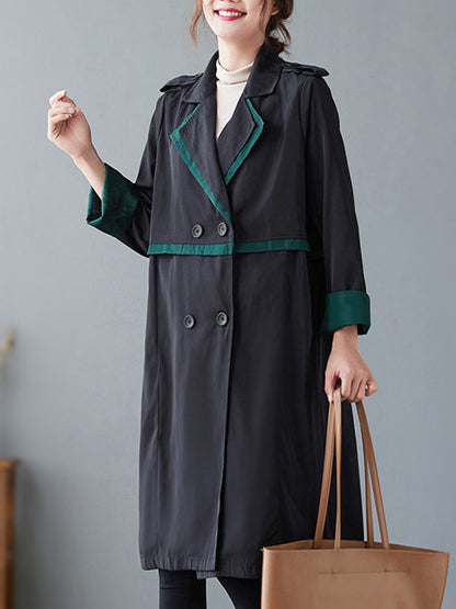 Urban Buttoned Split-Joint Trench Coat Outerwear