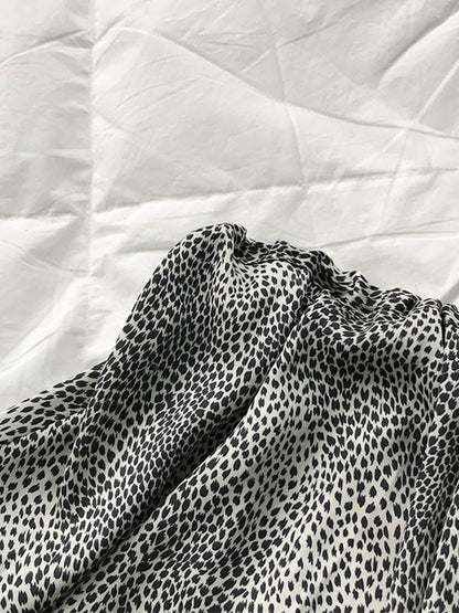 Stylish Leopard A-Line Loose Skirts