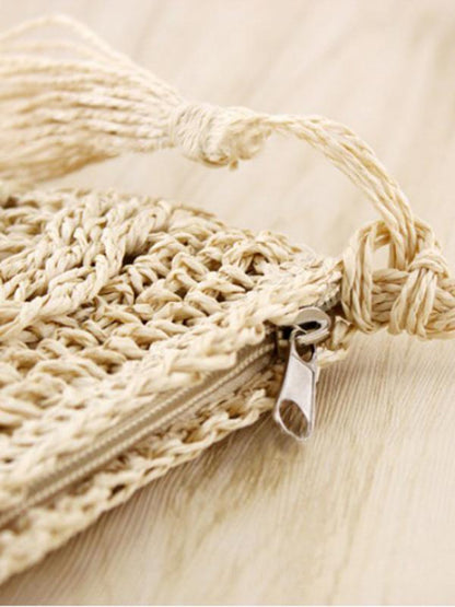 Small Semicircle Knitting Beach Bag