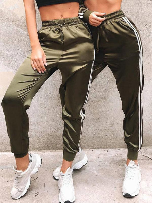 Color-Block Stitching Athletic Pants