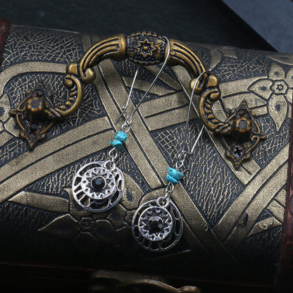 Bohemian retro Earrings Round Earrings