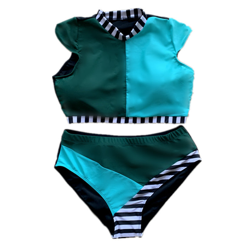 Large size bathing suit with high waist and fat BIKINI SWIMSUIT