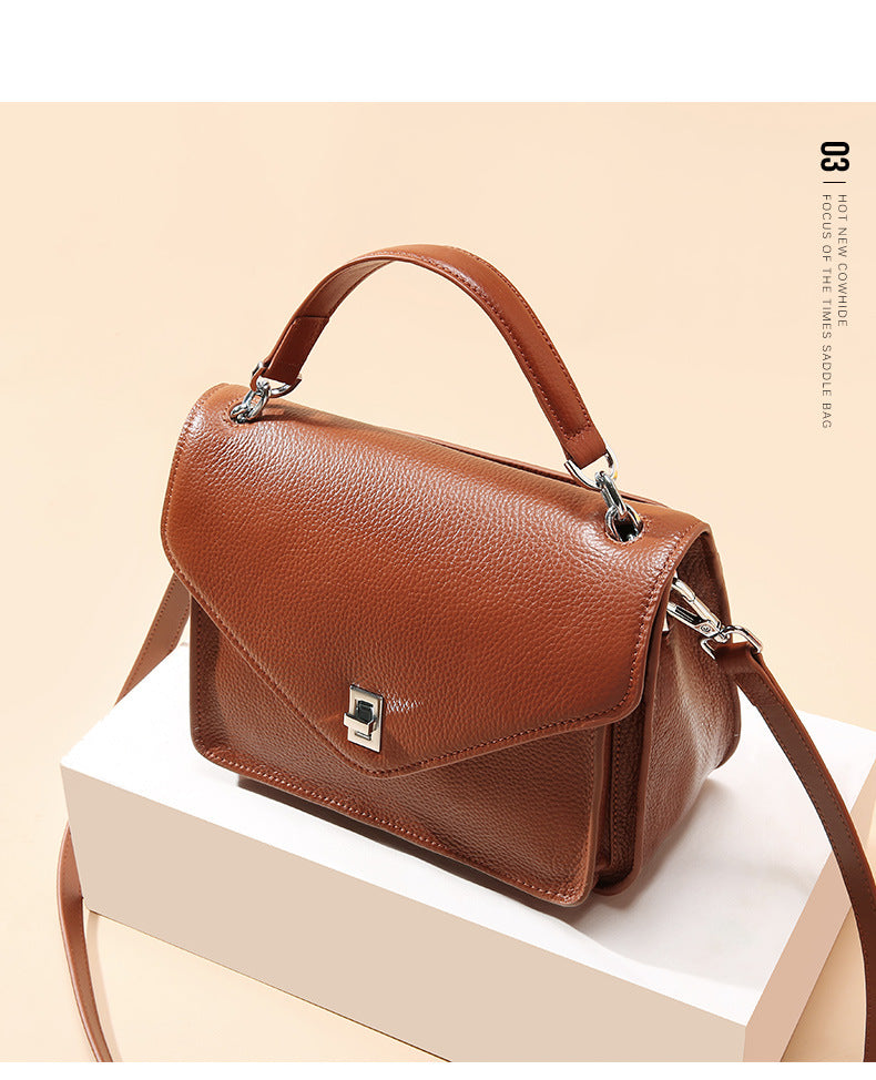 Retro small square bag slung over one shoulder bag