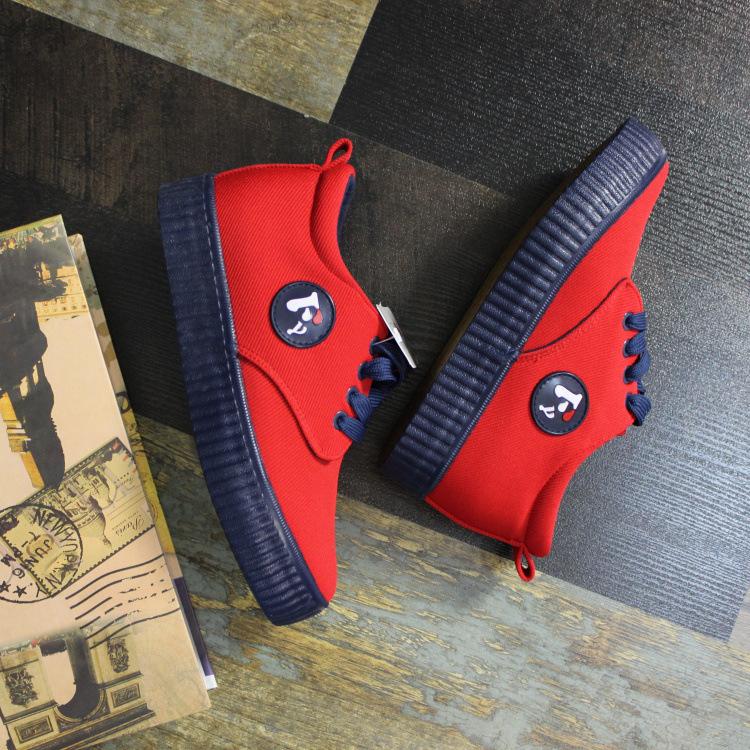 HIGH-TOP CANVAS CASUAL SNEAKER SHOES