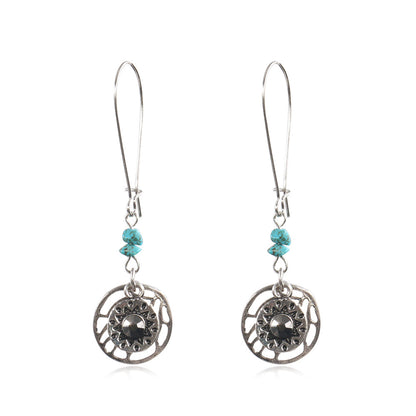 Bohemian retro Earrings Round Earrings