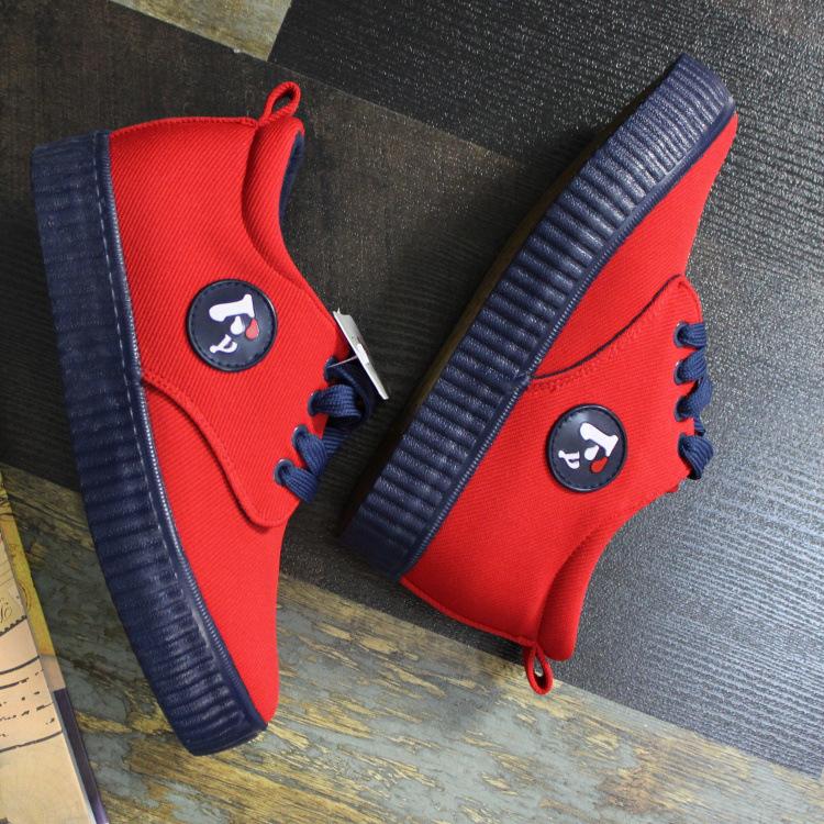 HIGH-TOP CANVAS CASUAL SNEAKER SHOES