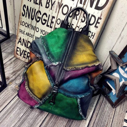 Leather handbag, handbag, handmade shoulder bag