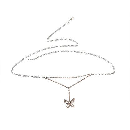 Water Drop Bow Body Chain