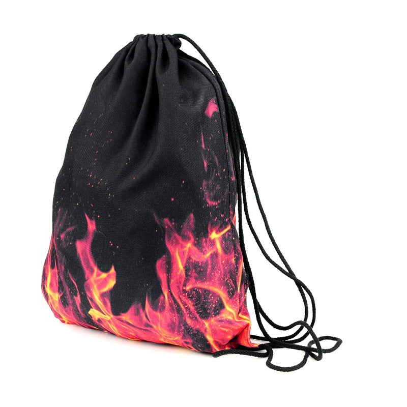 Bouquet pocket shopping, pick up rope backpack.