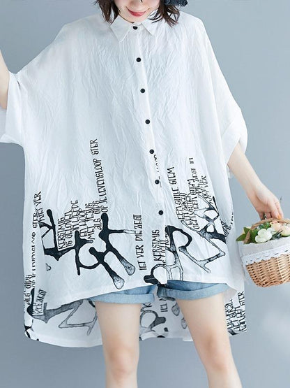 Loose Slim Batwing A-Line Blouses