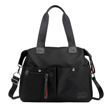 Fashion single shoulder women's bag new large capacity waterproof cloth bag versatile messenger bag simple leisure portable women's bag