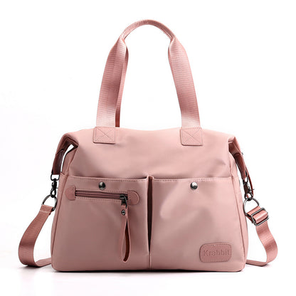 Fashion single shoulder women's bag new large capacity waterproof cloth bag versatile messenger bag simple leisure portable women's bag