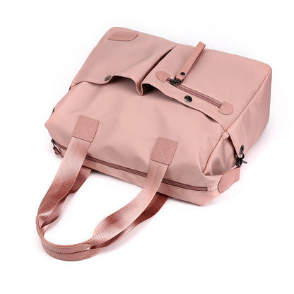 Fashion single shoulder women's bag new large capacity waterproof cloth bag versatile messenger bag simple leisure portable women's bag